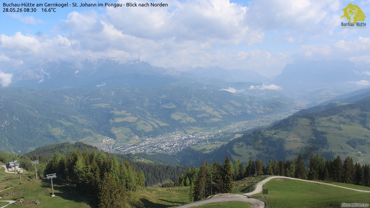 Archiv Foto Webcam Buchau-Hütte am Gernkogel - St. Johann