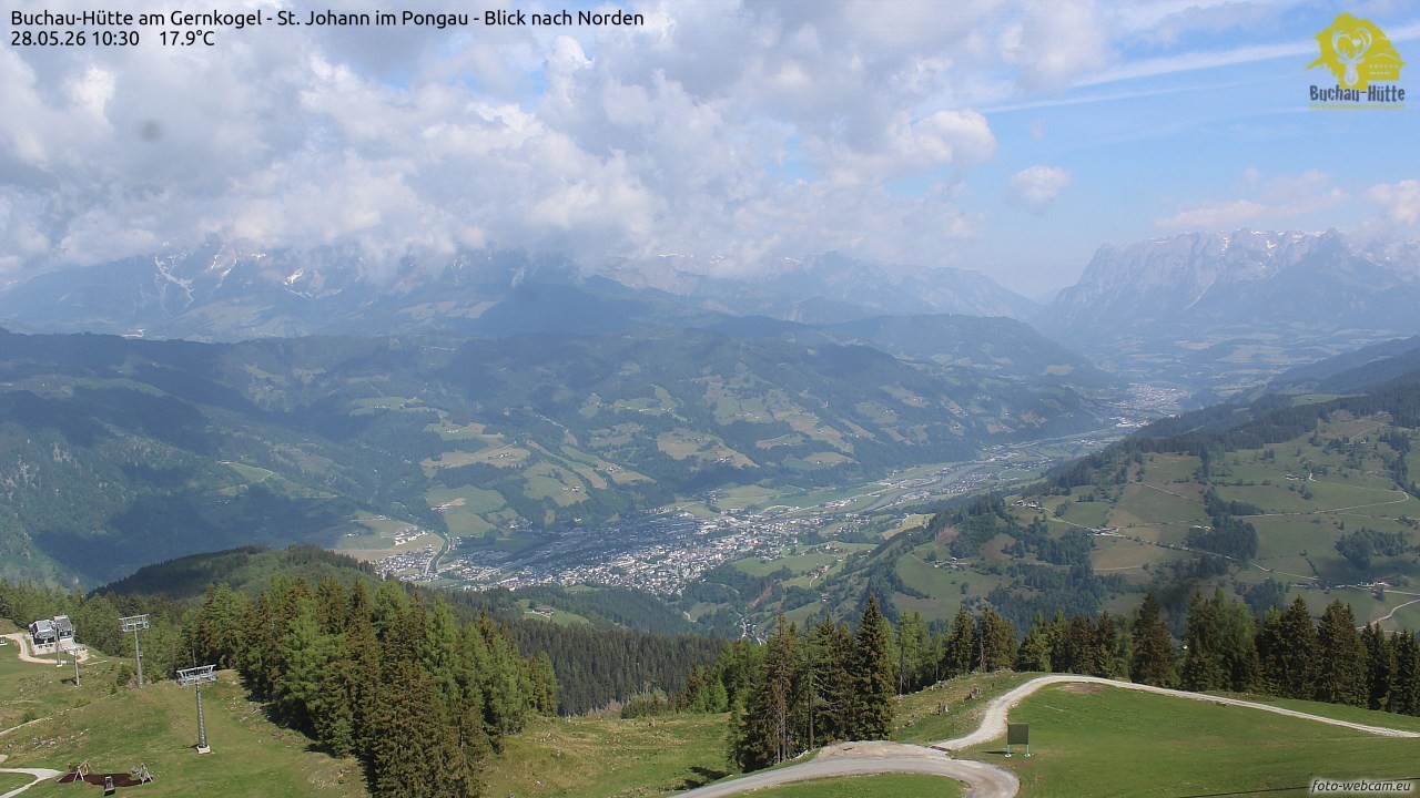 Archiv Foto Webcam Buchau-Hütte am Gernkogel - St. Johann