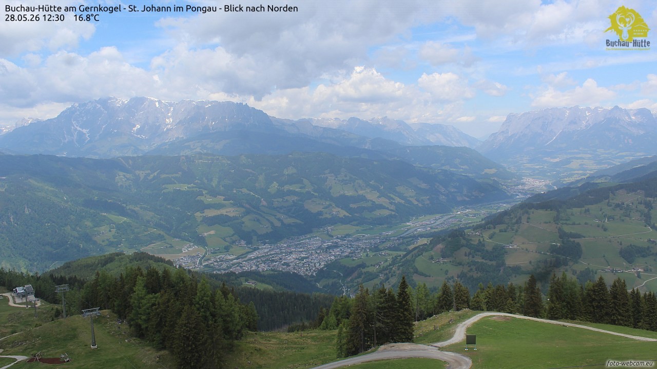 Archiv Foto Webcam Buchau-Hütte am Gernkogel - St. Johann