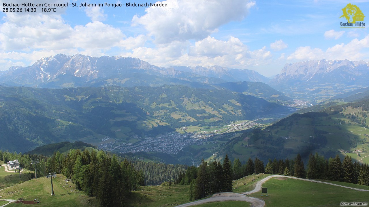 Archiv Foto Webcam Buchau-Hütte am Gernkogel - St. Johann