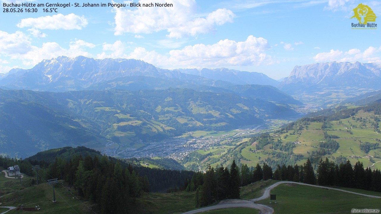 Archiv Foto Webcam Buchau-Hütte am Gernkogel - St. Johann