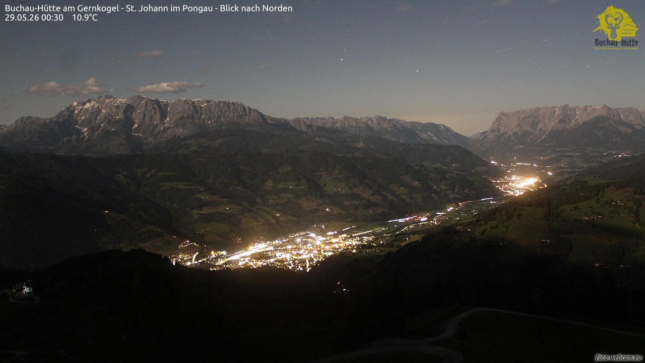 Archiv Foto Webcam Buchau-Hütte am Gernkogel - St. Johann