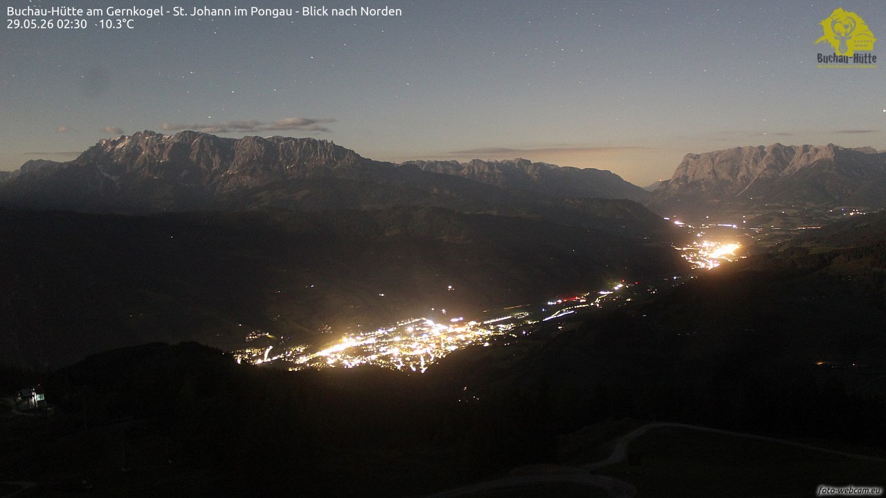 Archiv Foto Webcam Buchau-Hütte am Gernkogel - St. Johann
