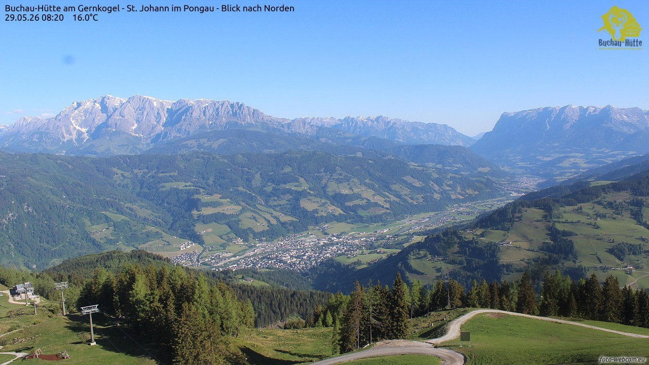 Archiv Foto Webcam Buchau-Hütte am Gernkogel - St. Johann