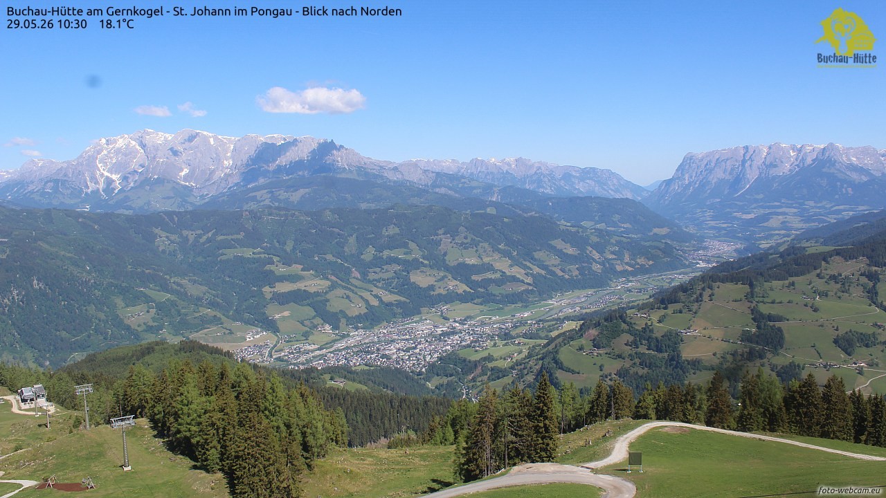 Archiv Foto Webcam Buchau-Hütte am Gernkogel - St. Johann