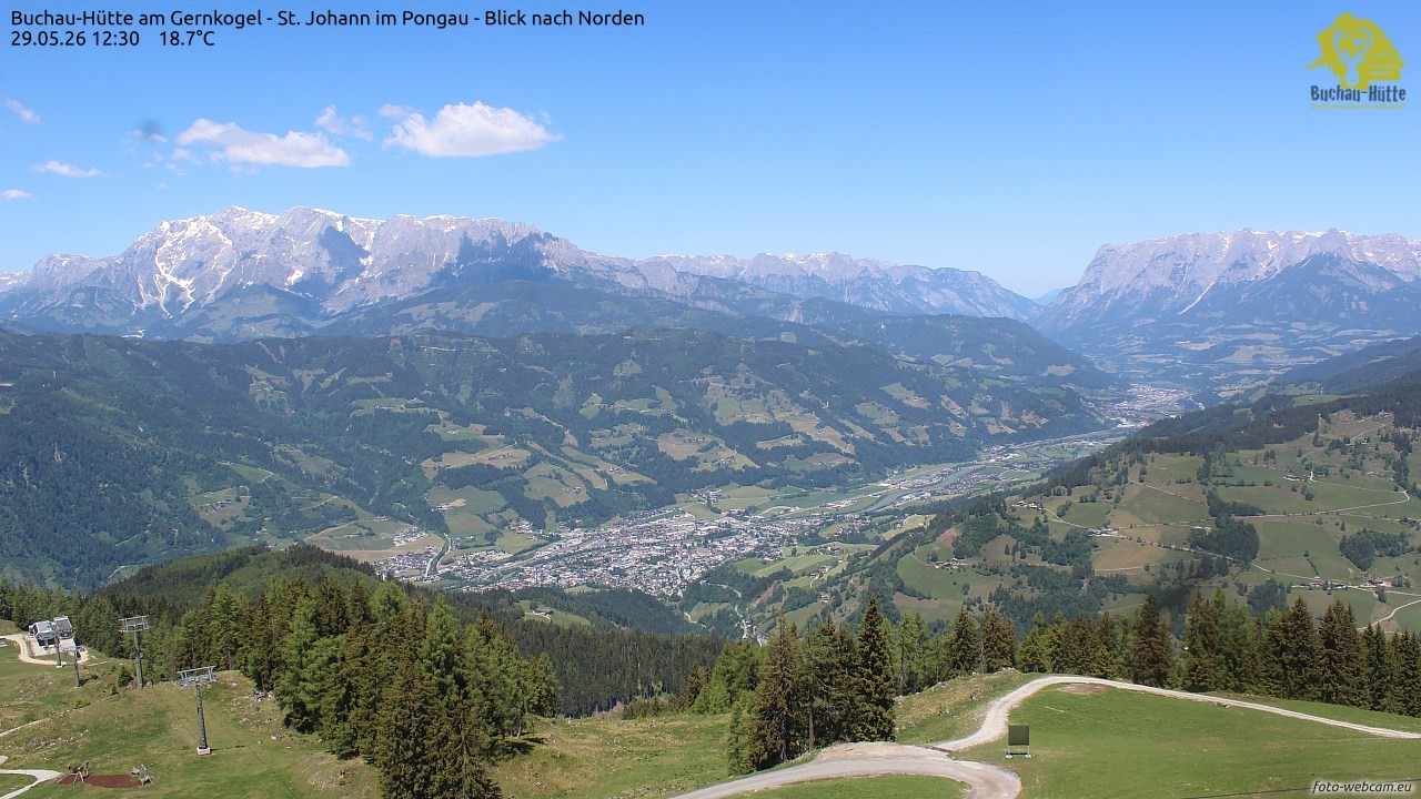 Archiv Foto Webcam Buchau-Hütte am Gernkogel - St. Johann