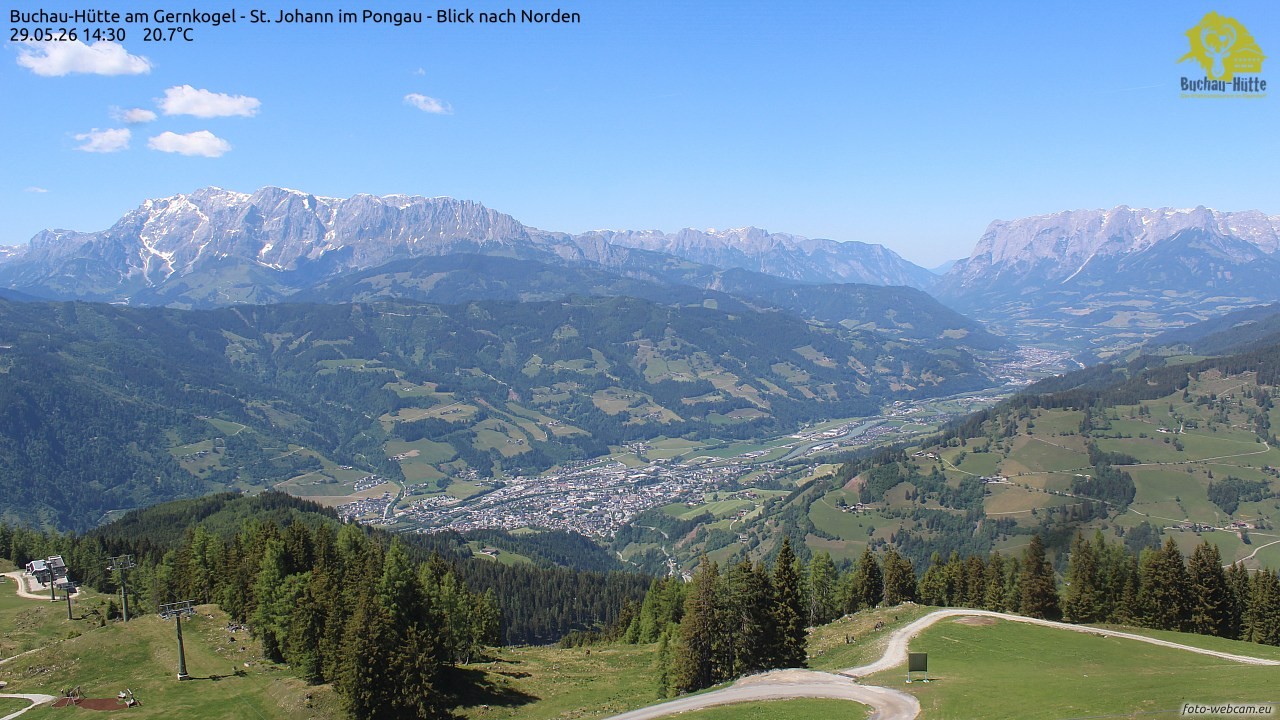 Archiv Foto Webcam Buchau-Hütte am Gernkogel - St. Johann