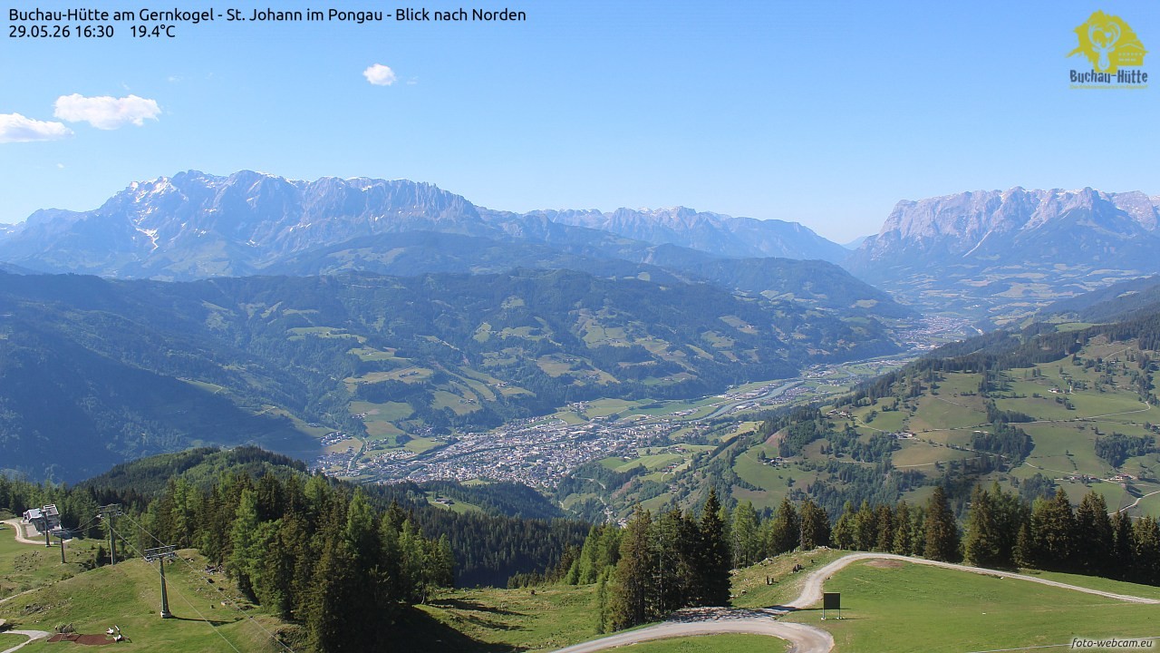 Archiv Foto Webcam Buchau-Hütte am Gernkogel - St. Johann