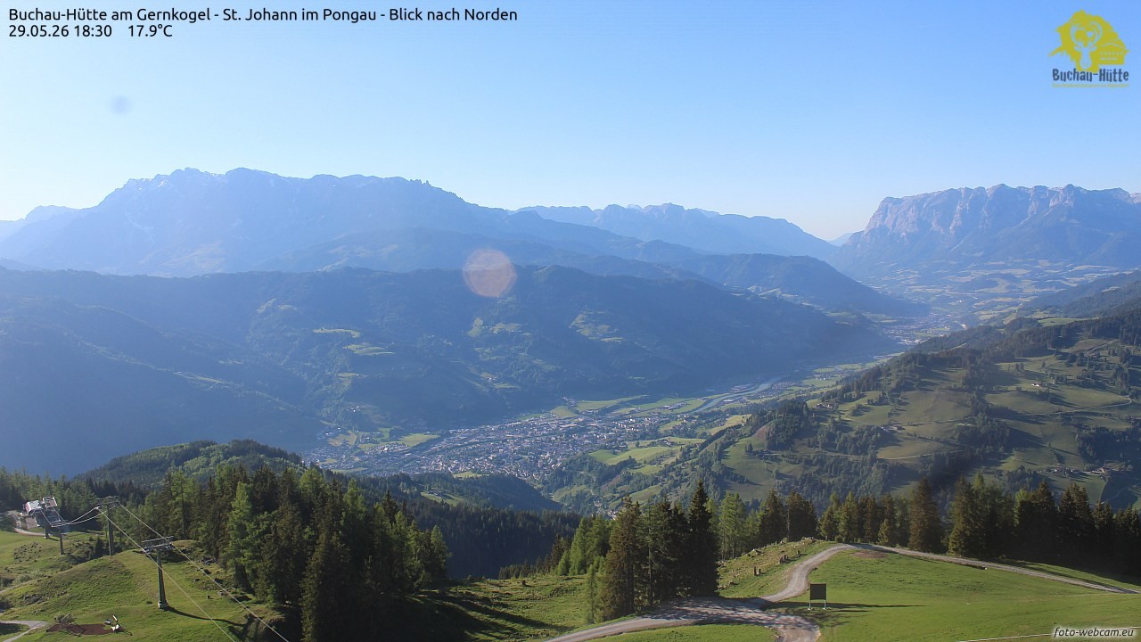 Archiv Foto Webcam Buchau-Hütte am Gernkogel - St. Johann