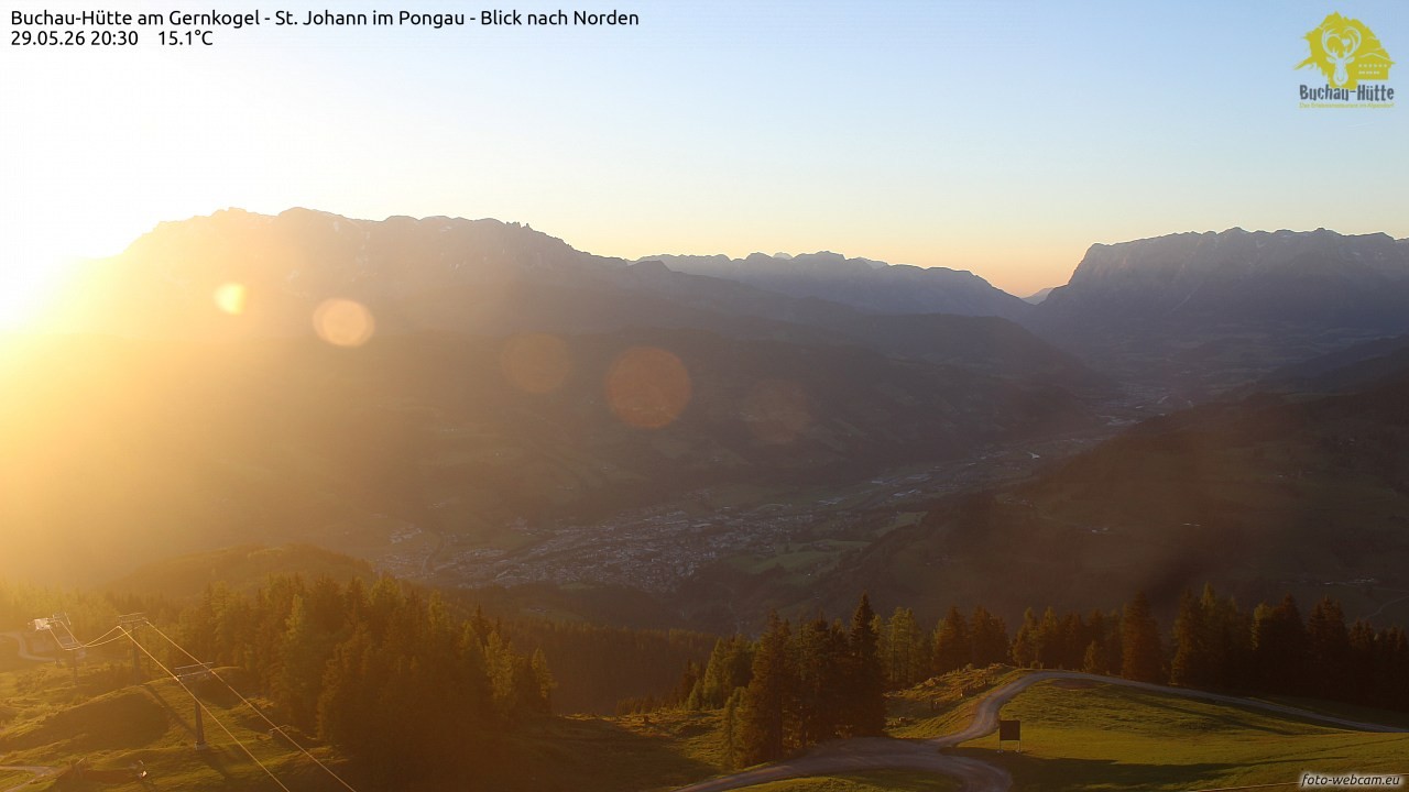 Archiv Foto Webcam Buchau-Hütte am Gernkogel - St. Johann