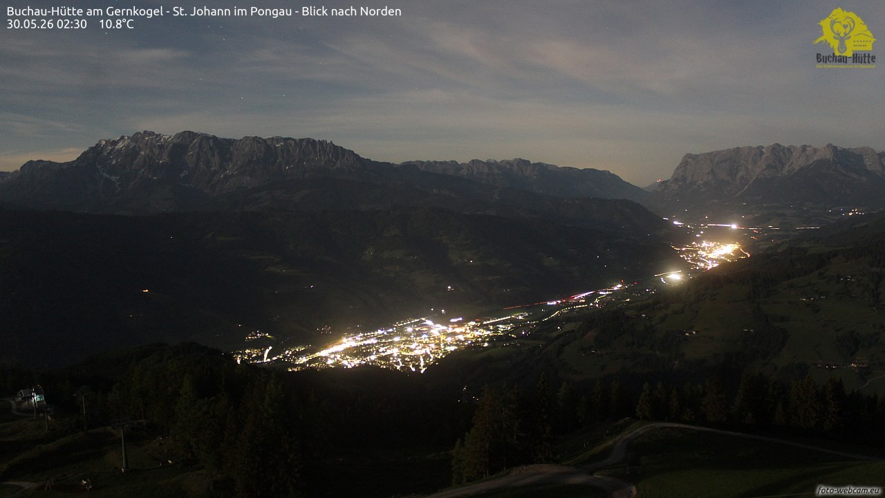 Archiv Foto Webcam Buchau-Hütte am Gernkogel - St. Johann
