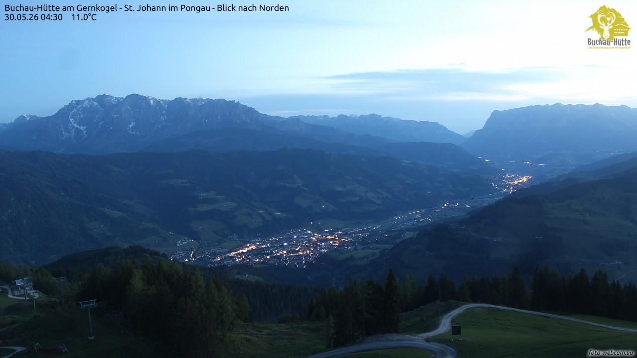 Archiv Foto Webcam Buchau-Hütte am Gernkogel - St. Johann