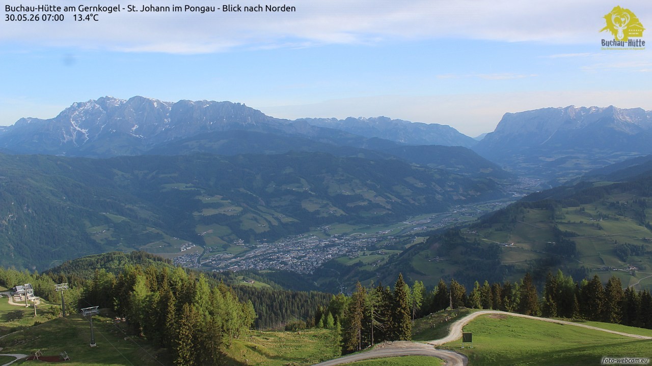 Archiv Foto Webcam Buchau-Hütte am Gernkogel - St. Johann