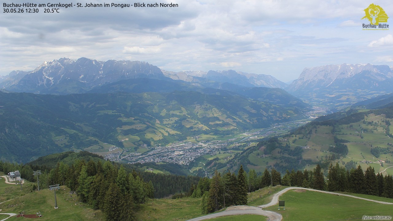 Archiv Foto Webcam Buchau-Hütte am Gernkogel - St. Johann