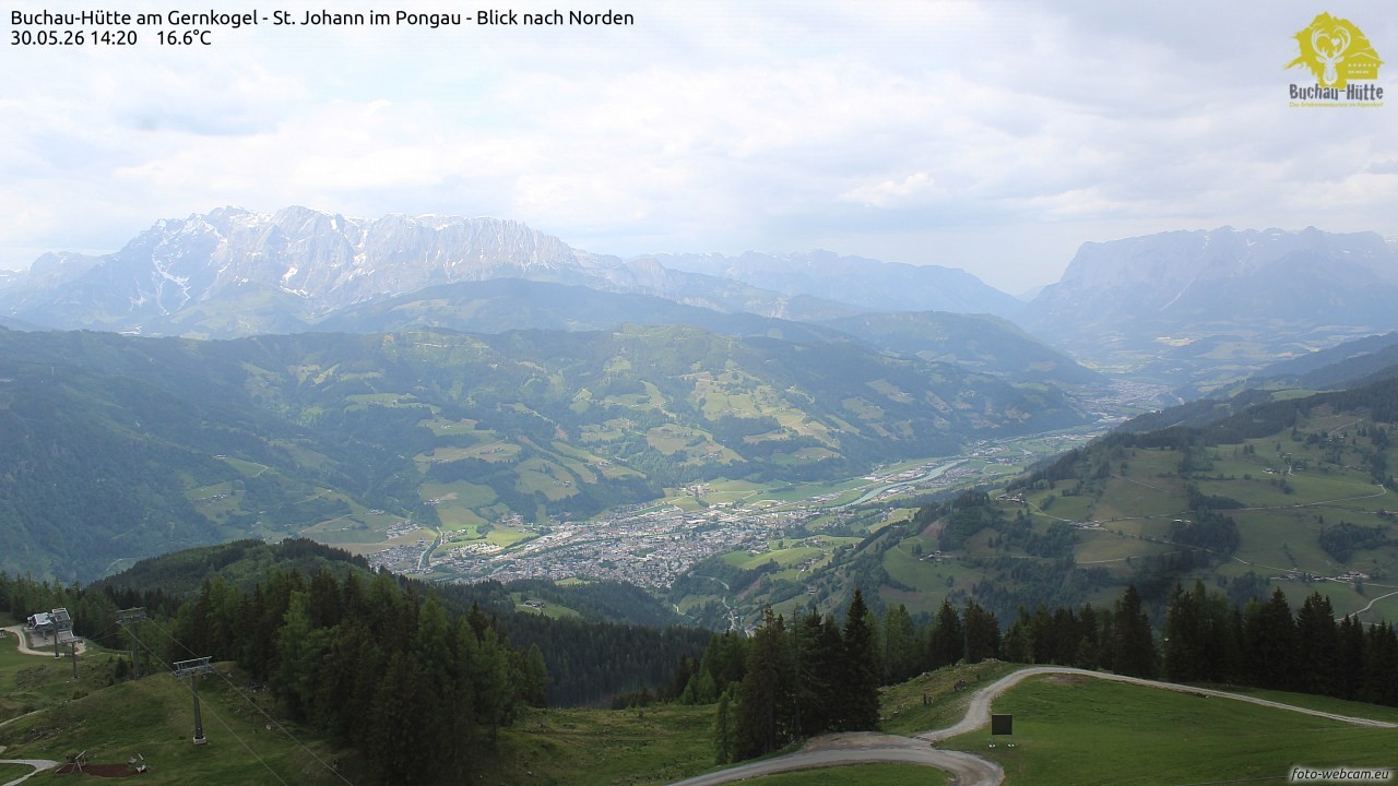 Archiv Foto Webcam Buchau-Hütte am Gernkogel - St. Johann