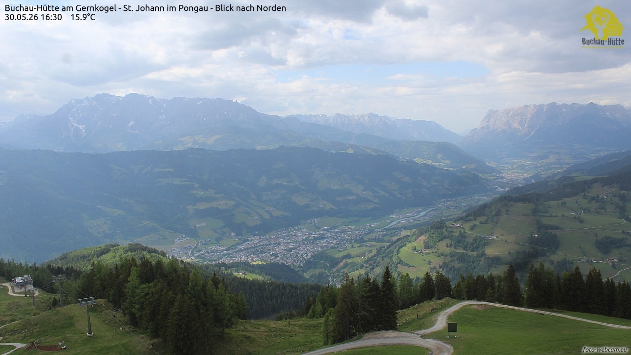 Archiv Foto Webcam Buchau-Hütte am Gernkogel - St. Johann