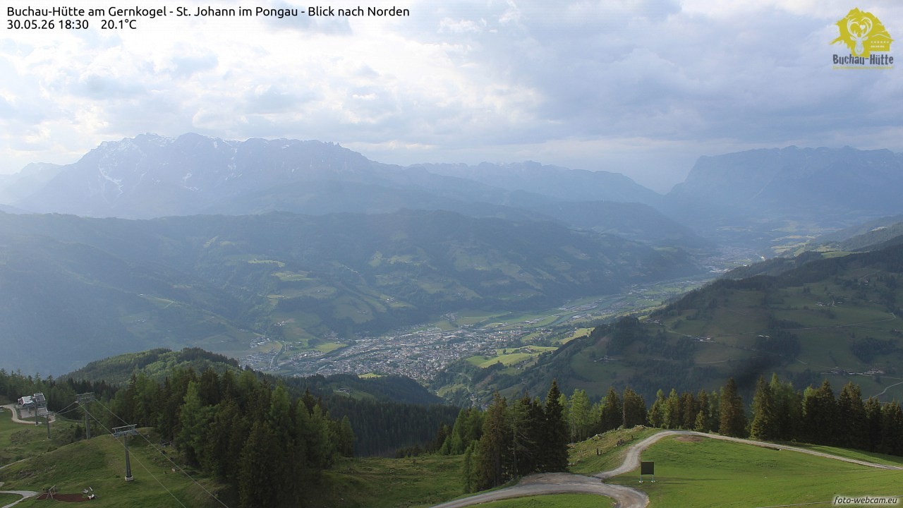 Archiv Foto Webcam Buchau-Hütte am Gernkogel - St. Johann