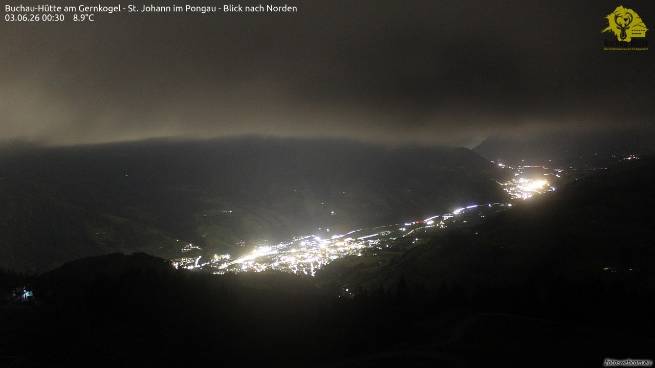 Archiv Foto Webcam Buchau-Hütte am Gernkogel - St. Johann
