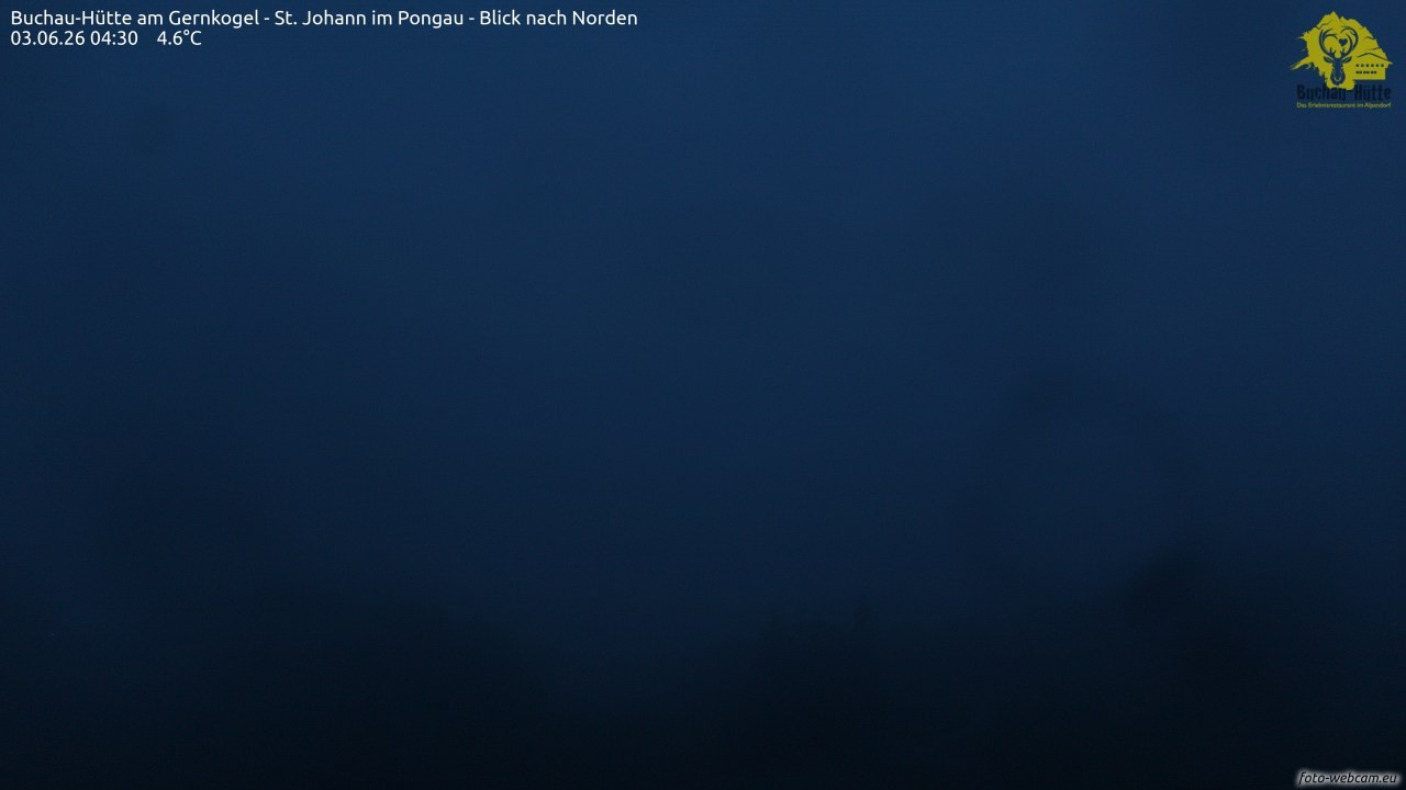 Archiv Foto Webcam Buchau-Hütte am Gernkogel - St. Johann