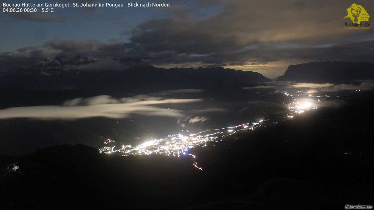 Archiv Foto Webcam Buchau-Hütte am Gernkogel - St. Johann