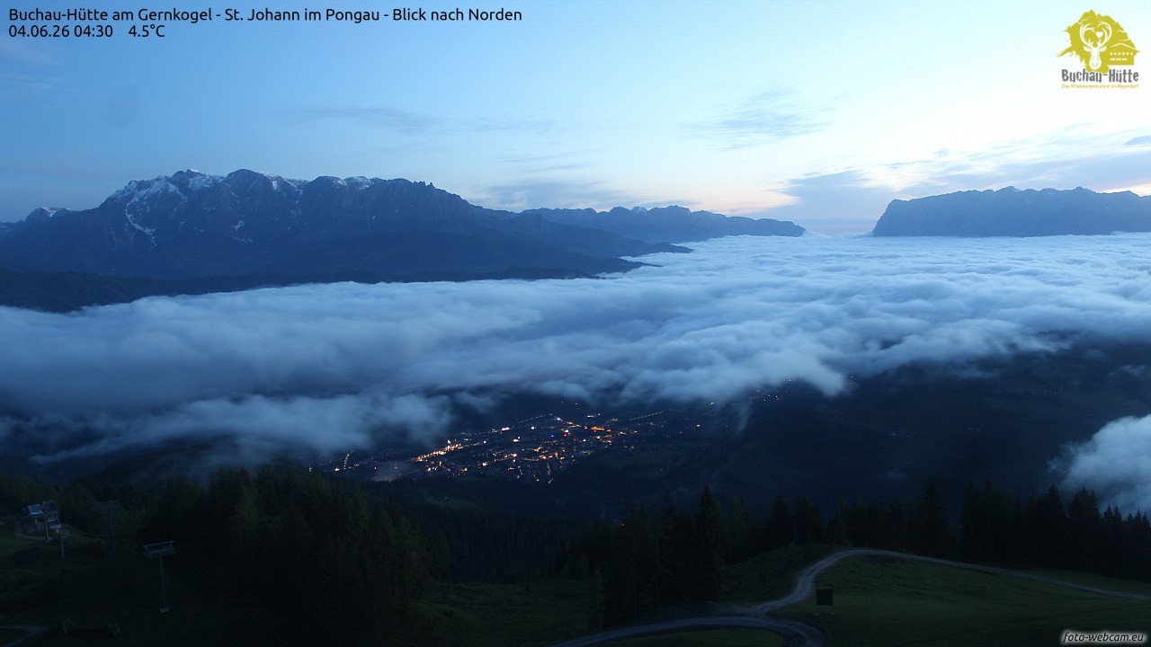 Archived image Webcam Gernkogel - View to the North