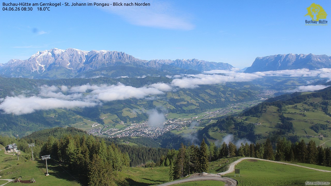 Archived image Webcam Gernkogel - View to the North