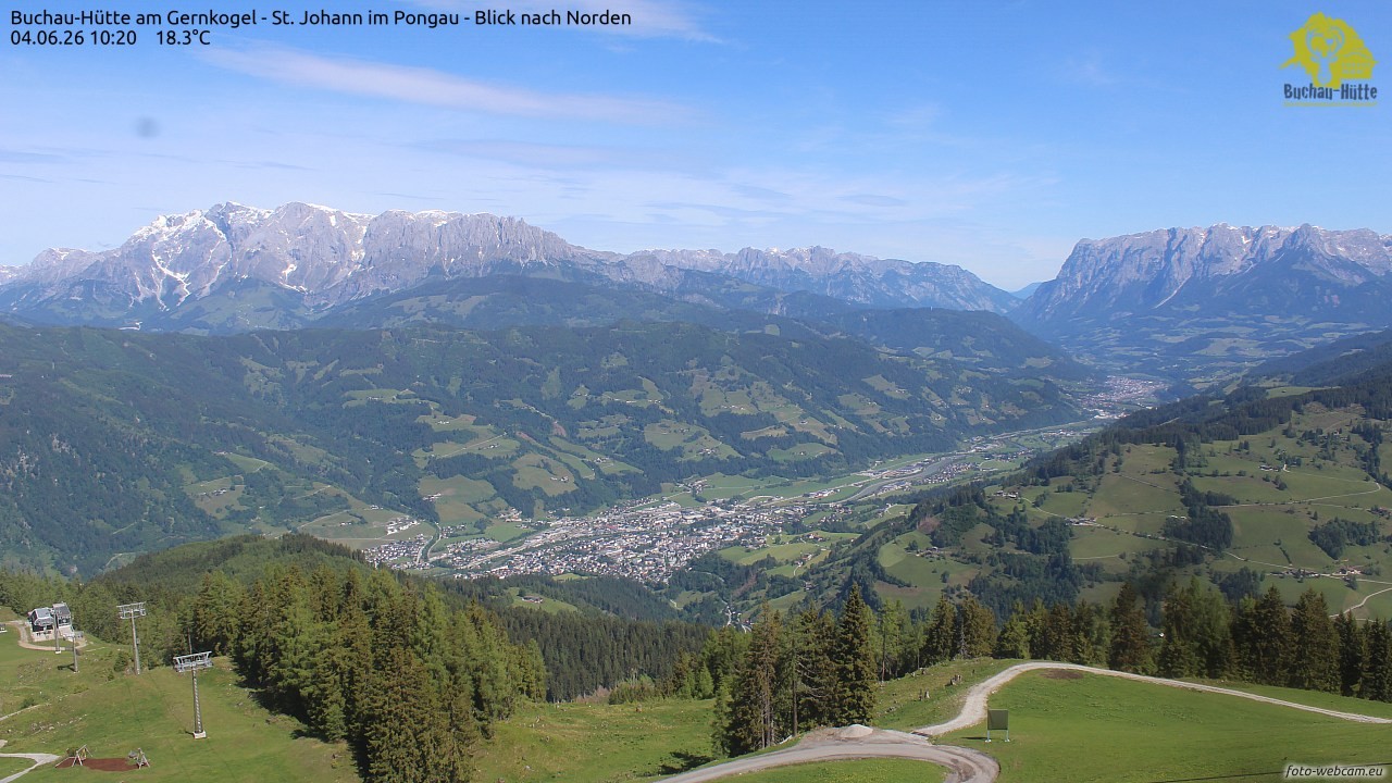 Archived image Webcam Gernkogel - View to the North