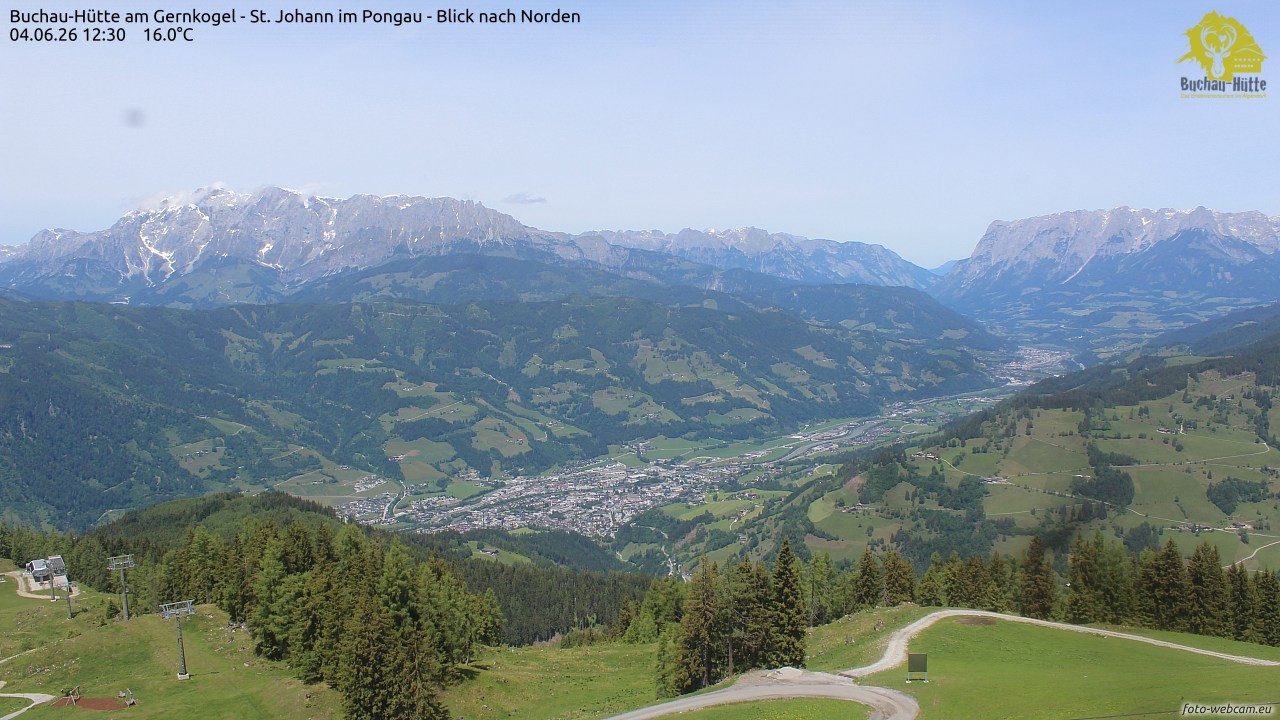 Archived image Webcam Gernkogel - View to the North