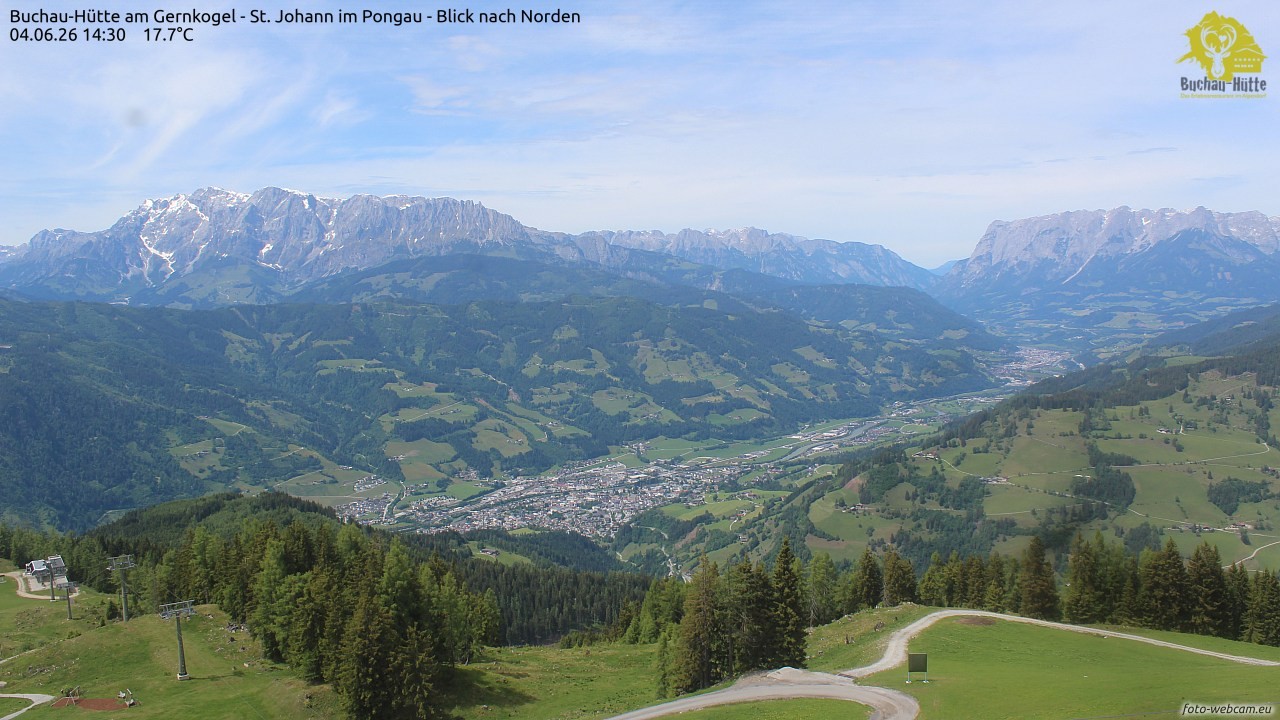 Archived image Webcam Gernkogel - View to the North