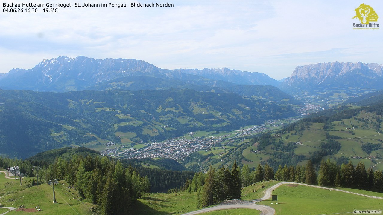 Archived image Webcam Gernkogel - View to the North