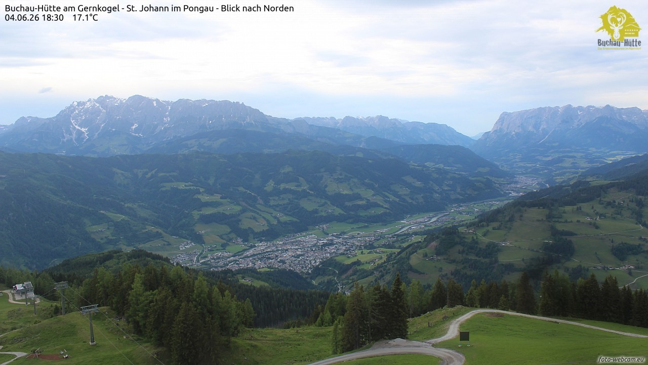 Archived image Webcam Gernkogel - View to the North