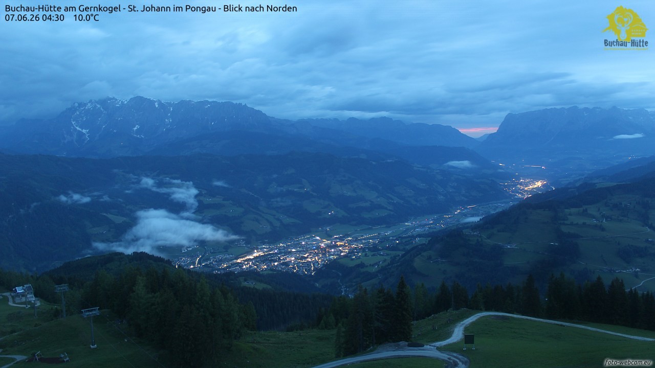 Archived image Webcam Gernkogel - View to the North