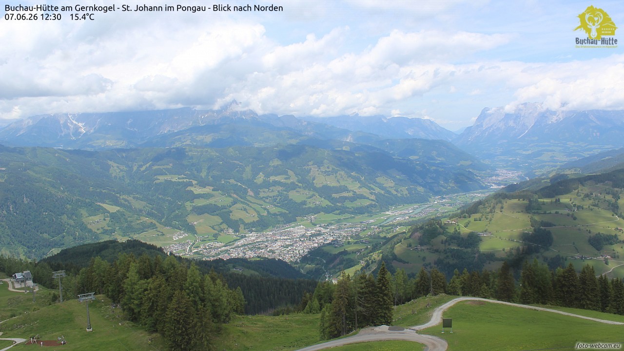 Archived image Webcam Gernkogel - View to the North