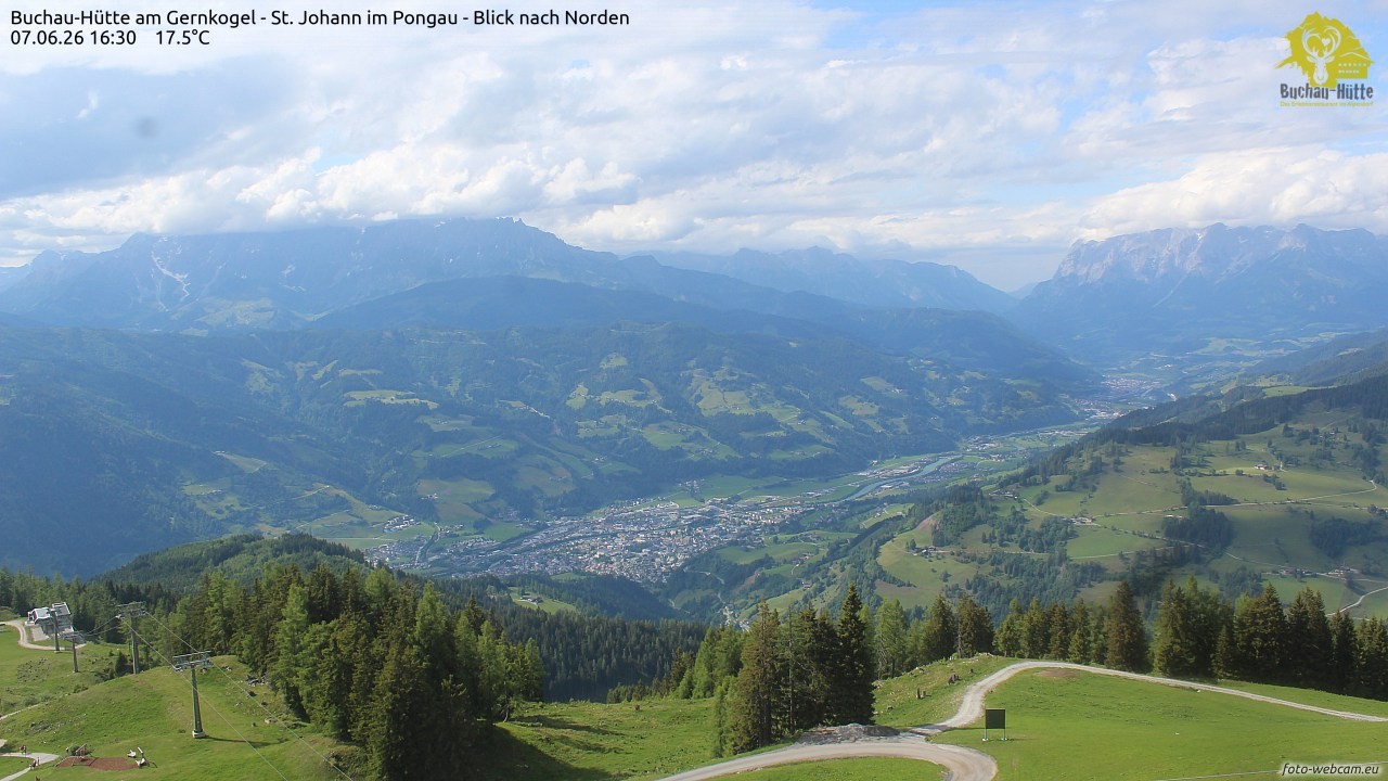 Archived image Webcam Gernkogel - View to the North