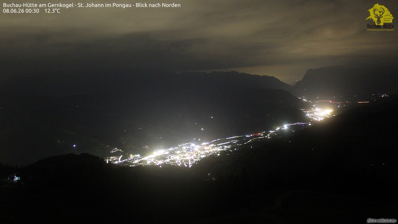 Archiv Foto Webcam Buchau-Hütte am Gernkogel - St. Johann