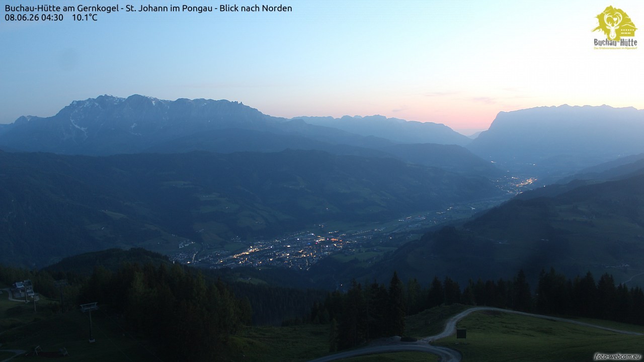 Archiv Foto Webcam Buchau-Hütte am Gernkogel - St. Johann