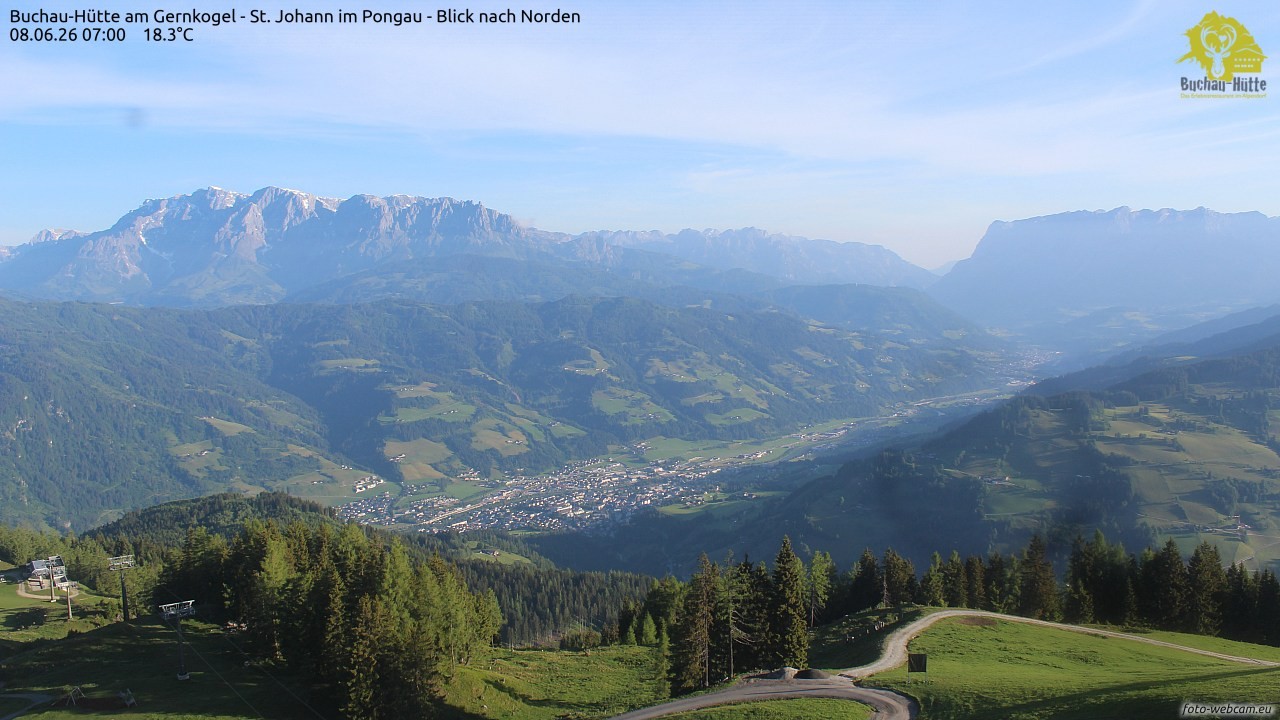 Archived image Webcam Gernkogel - View to the North