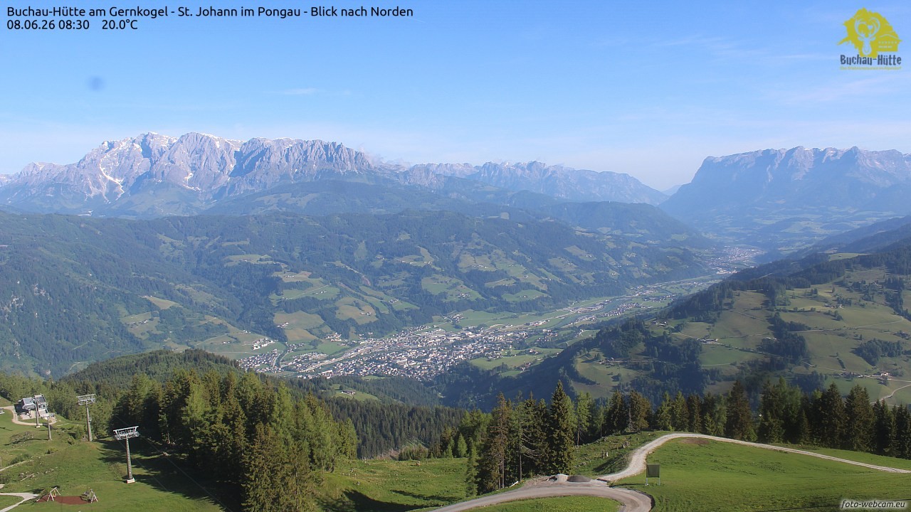 Archived image Webcam Gernkogel - View to the North