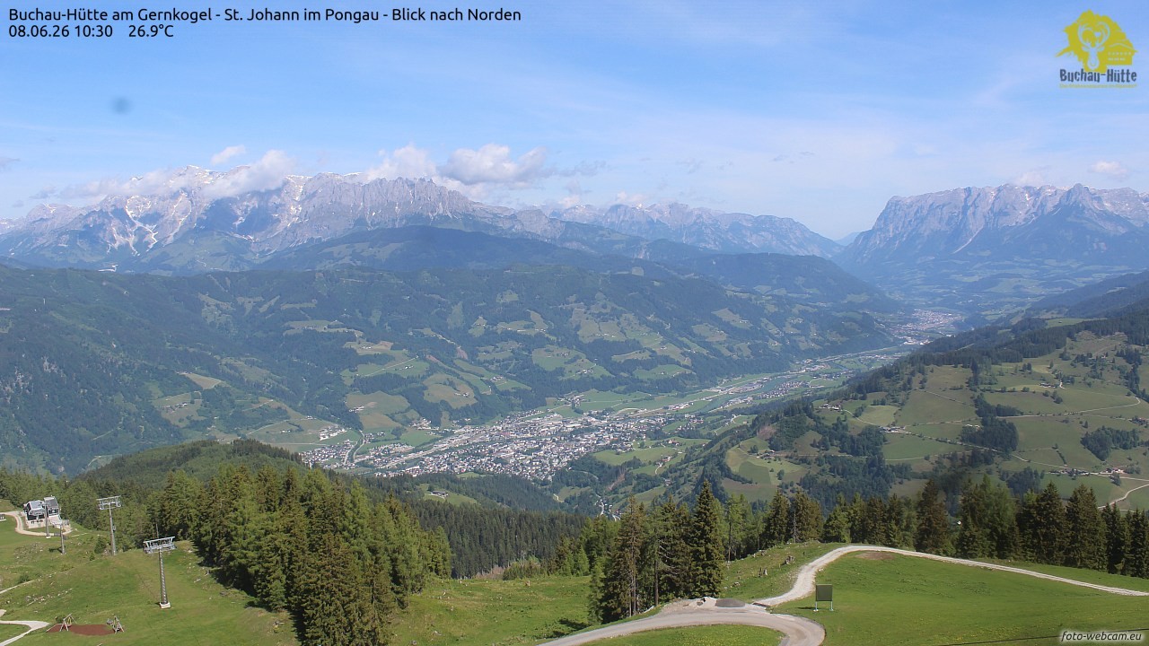 Archived image Webcam Gernkogel - View to the North