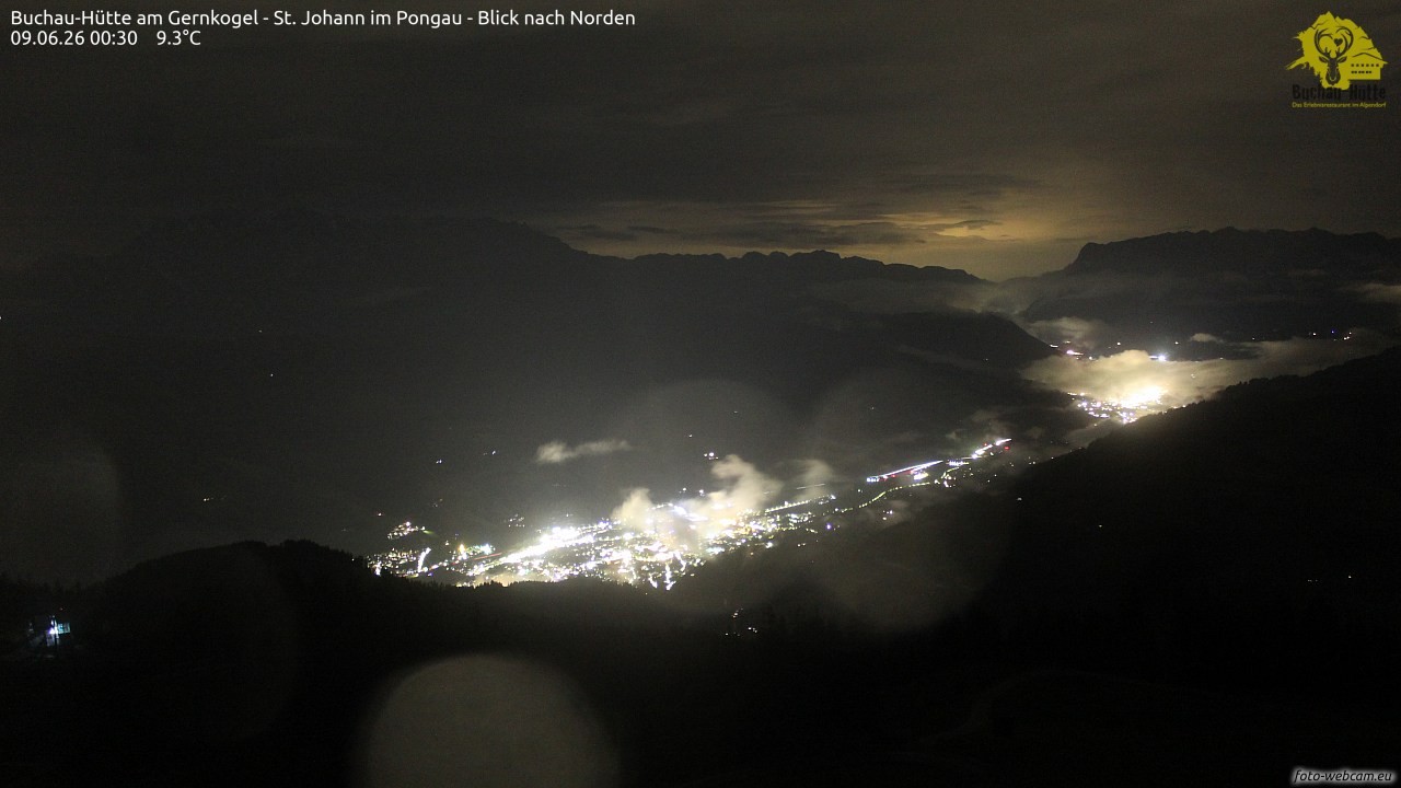 Archiv Foto Webcam Buchau-Hütte am Gernkogel - St. Johann