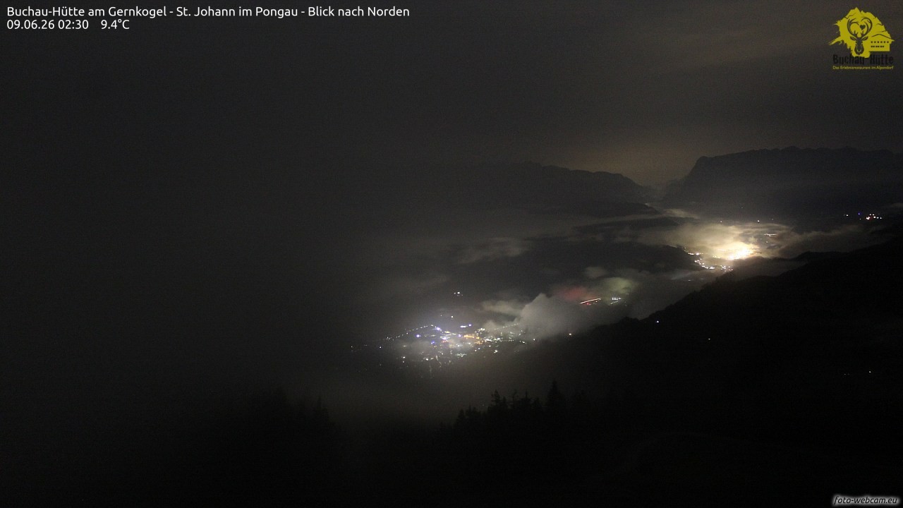 Archiv Foto Webcam Buchau-Hütte am Gernkogel - St. Johann