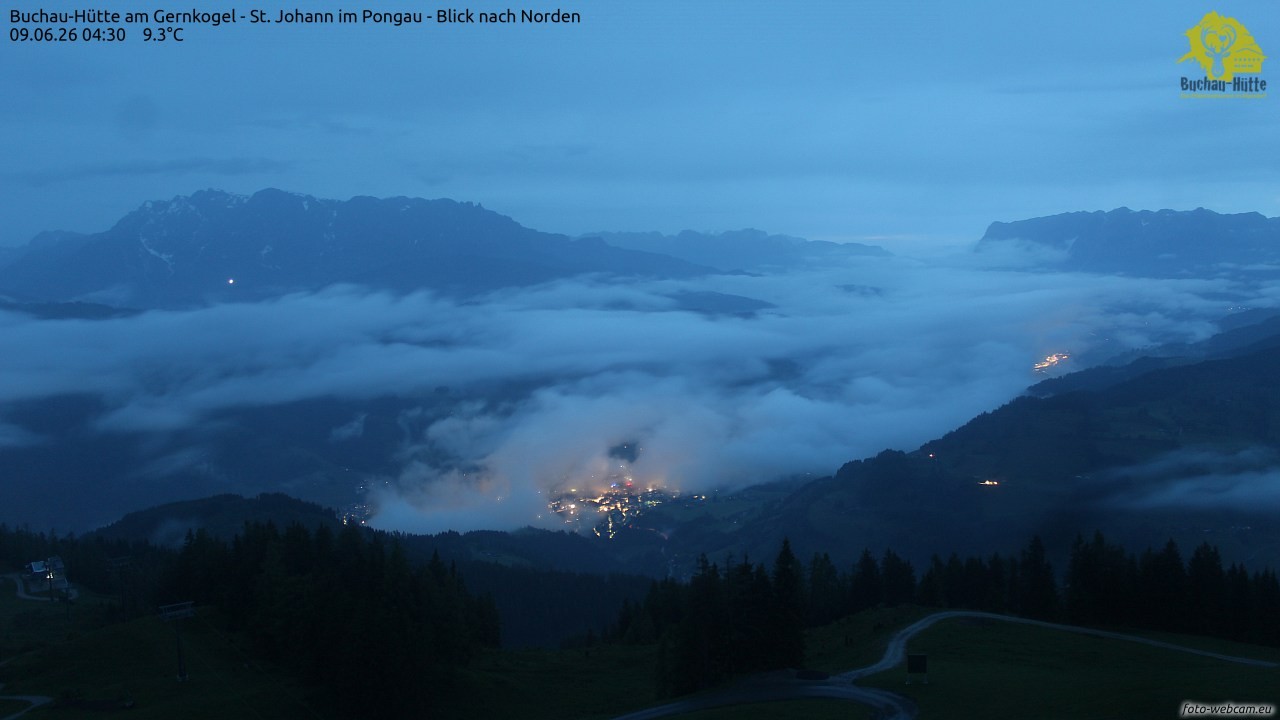 Archiv Foto Webcam Buchau-Hütte am Gernkogel - St. Johann