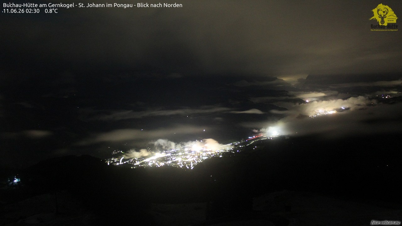 Archiv Foto Webcam Buchau-Hütte am Gernkogel - St. Johann