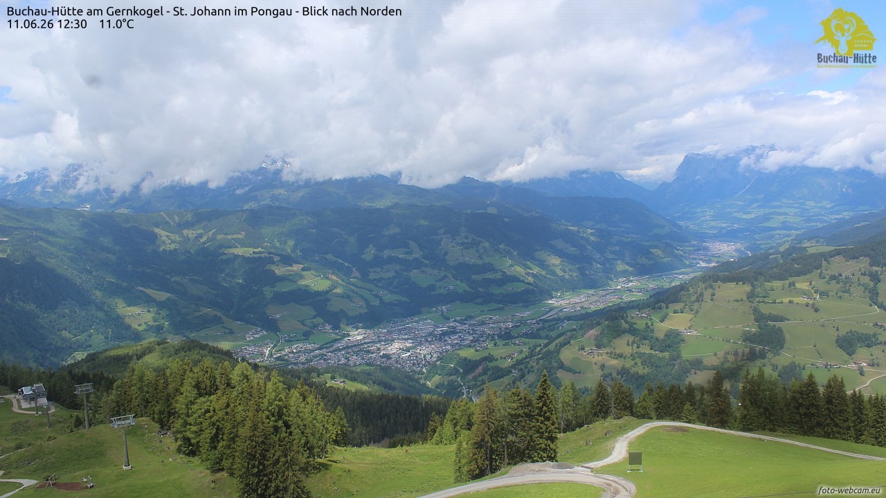 Archiv Foto Webcam Buchau-Hütte am Gernkogel - St. Johann