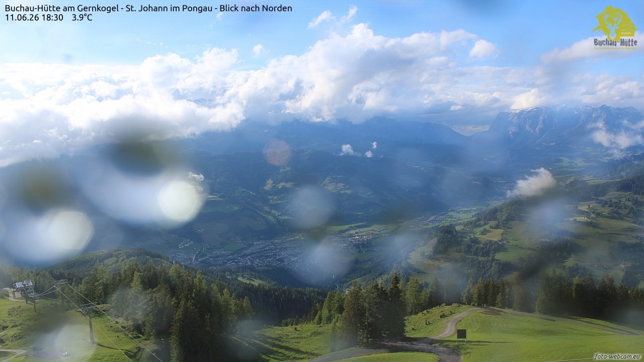 Archived image Webcam Gernkogel - View to the North