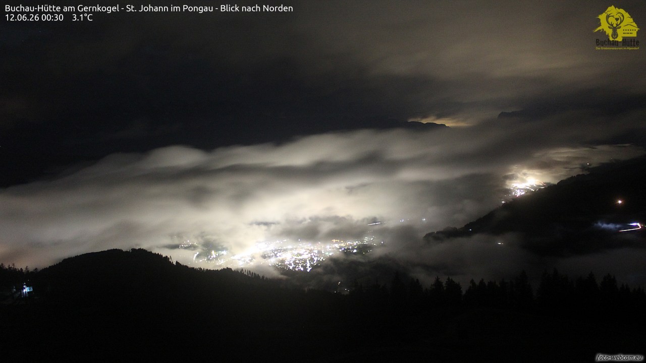 Archiv Foto Webcam Buchau-Hütte am Gernkogel - St. Johann
