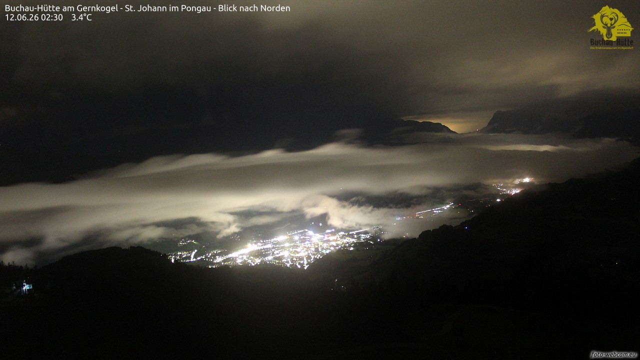 Archiv Foto Webcam Buchau-Hütte am Gernkogel - St. Johann