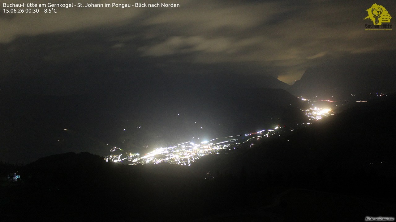 Archiv Foto Webcam Buchau-Hütte am Gernkogel - St. Johann