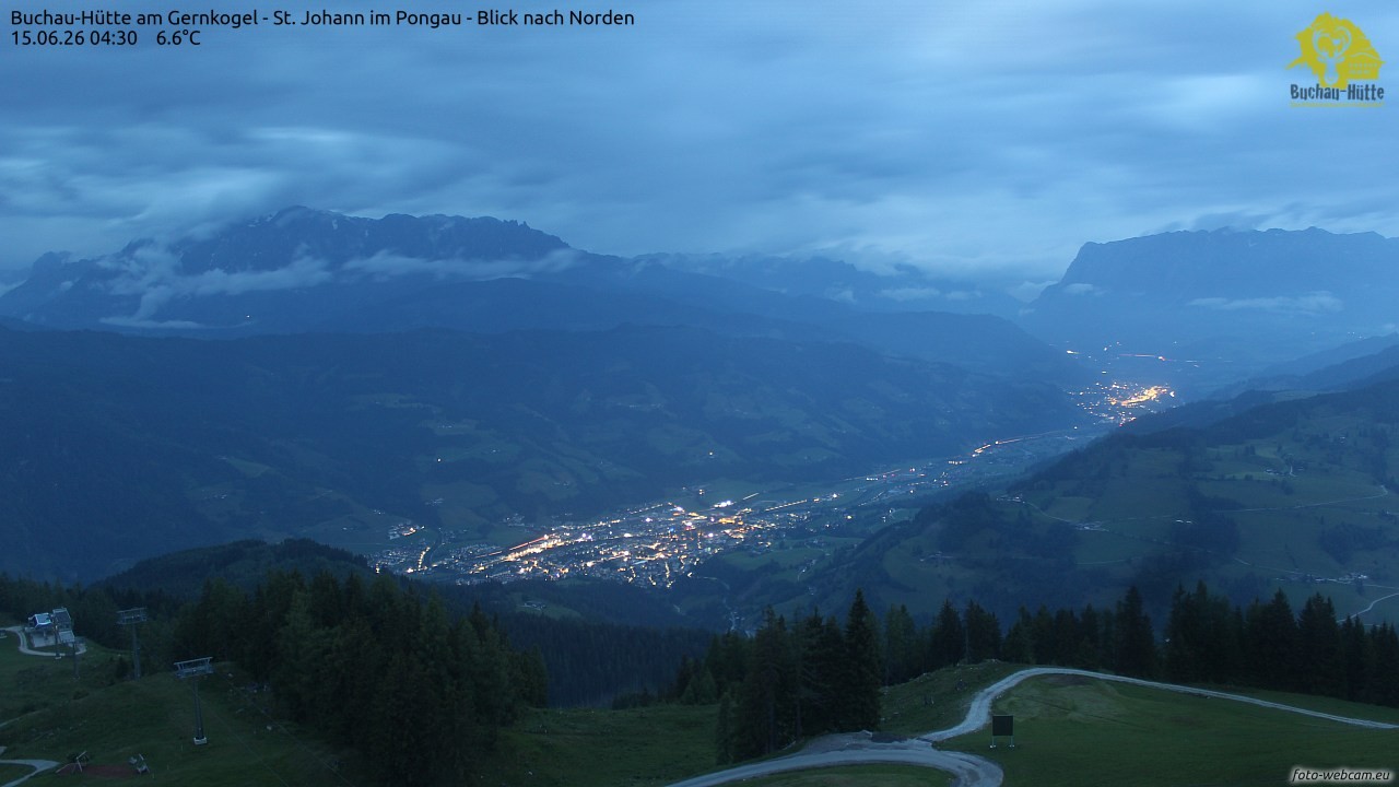Archiv Foto Webcam Buchau-Hütte am Gernkogel - St. Johann