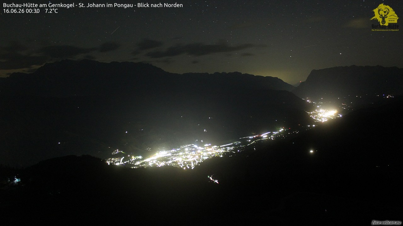 Archiv Foto Webcam Buchau-Hütte am Gernkogel - St. Johann
